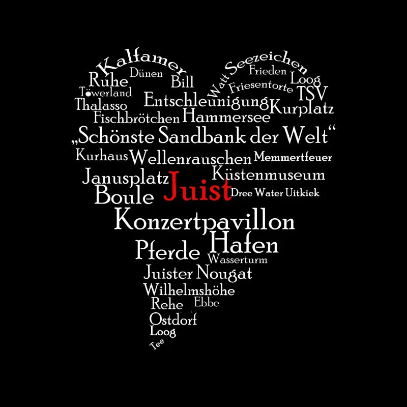 Juist Herz weiss