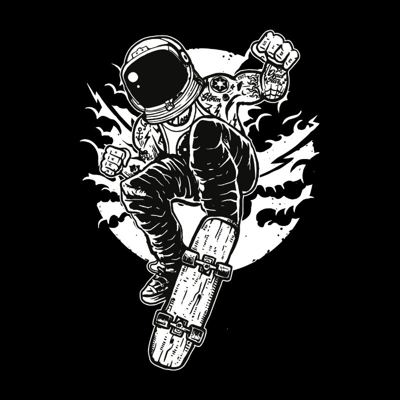 Skating Astronaut