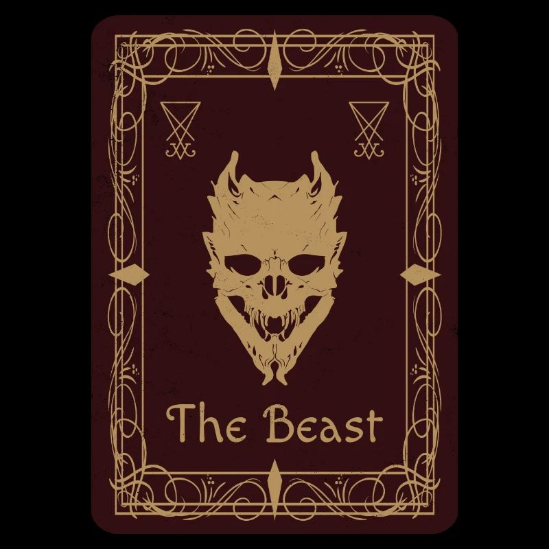 The Beast Tarot Halloween grusel Geschenk Idee