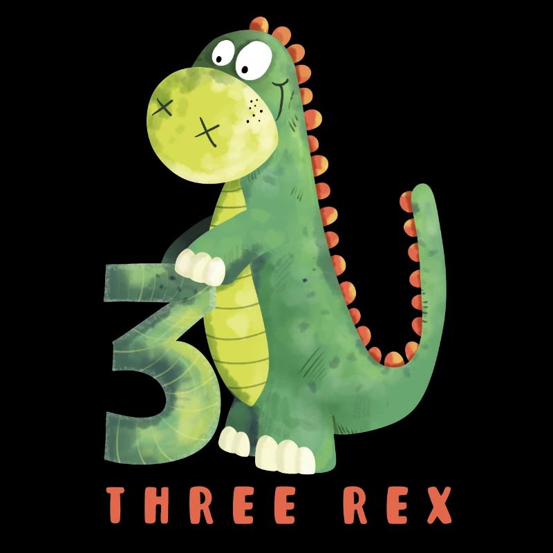 Three Rex I Dino 3 years I 3rd birthday I Three