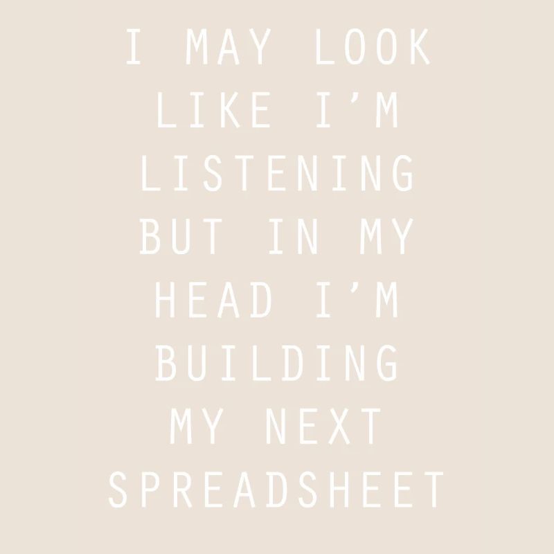 Spreadsheet Obsessed