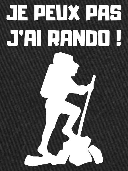 Je peux pas j'ai Rando (blanc)