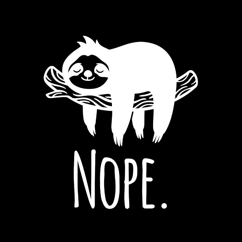 Sloth Nope white