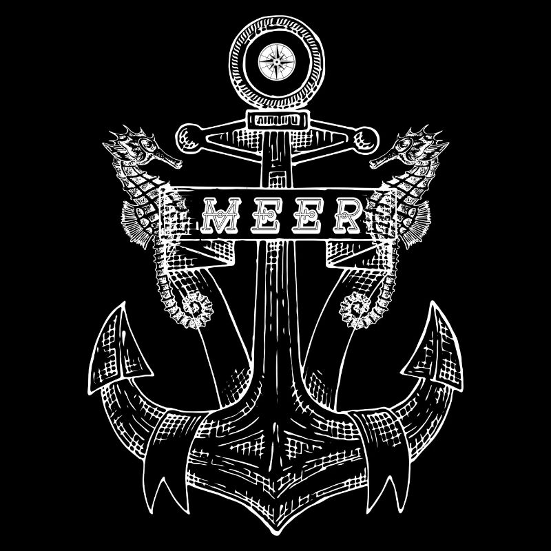 Anker, Seepferdchen & Meer