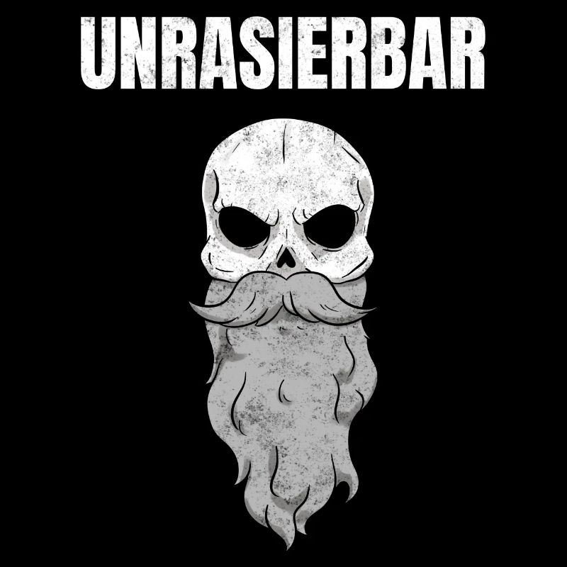 Unrasierbar Bärtig Bartträger