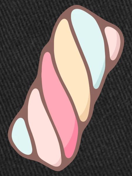 Mehrfarbiger Marshmallow