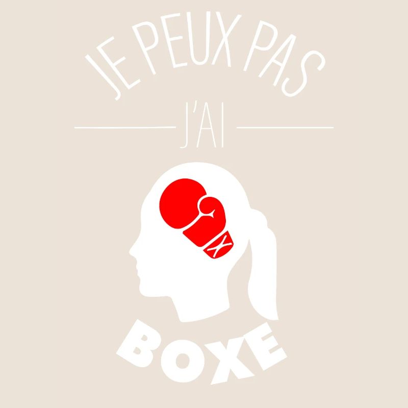 je peux pas j'ai BOXE Boxeuse