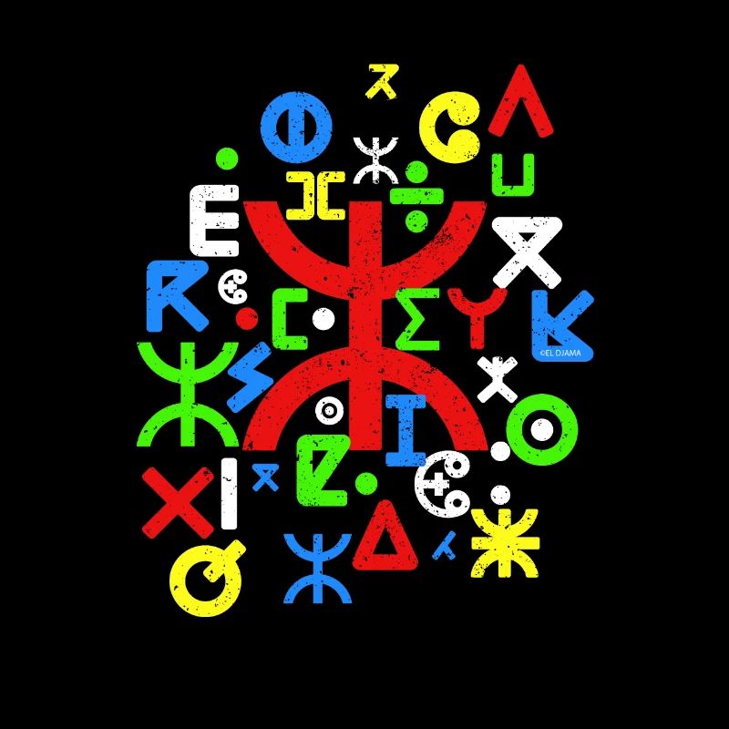 TIFINAGH ALPHABET AMAZIGHBERBERE