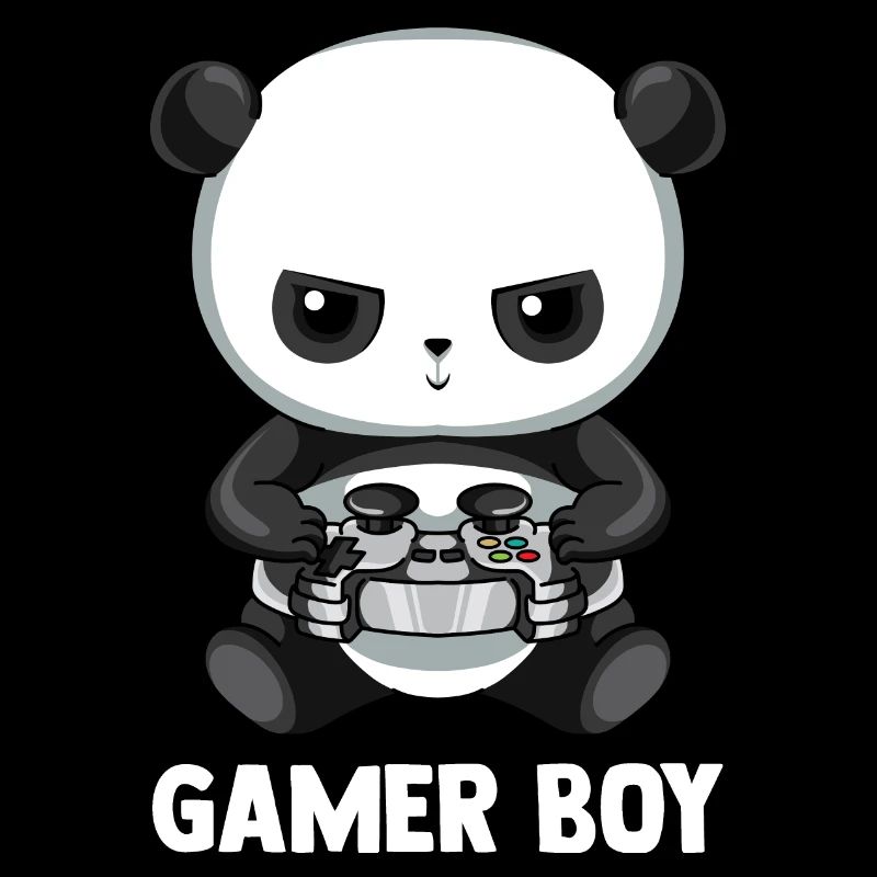 Gamer Boy Gaming Zocken Panda