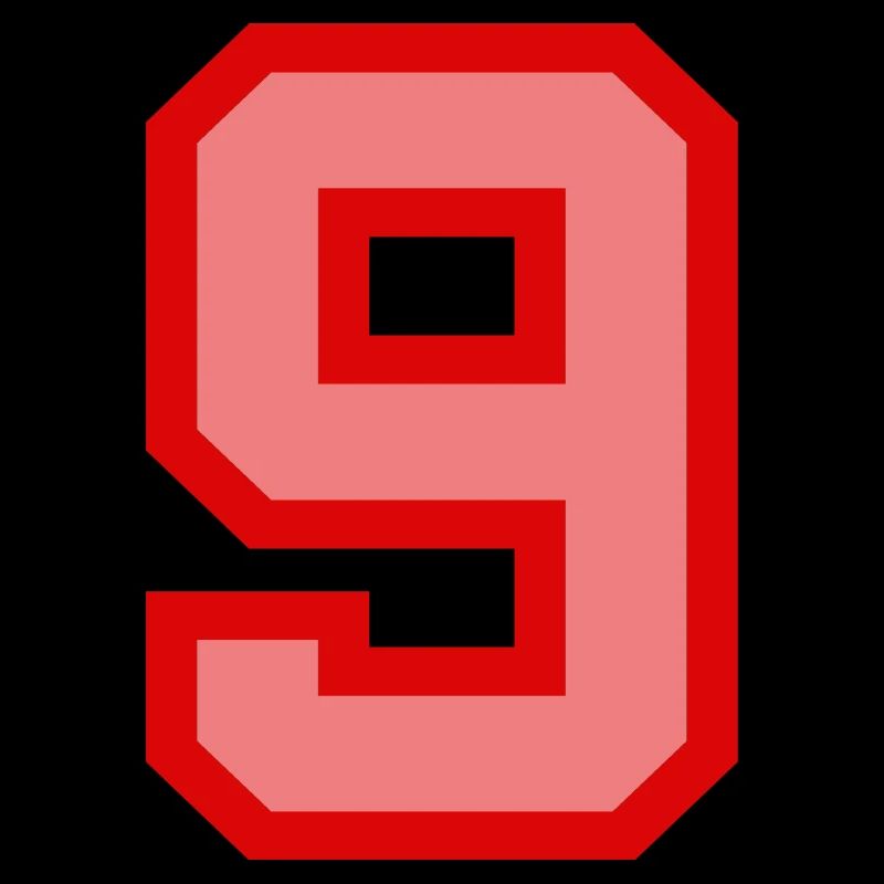 Cool Retro Retrostyle Numéro de maillot numéro de dos