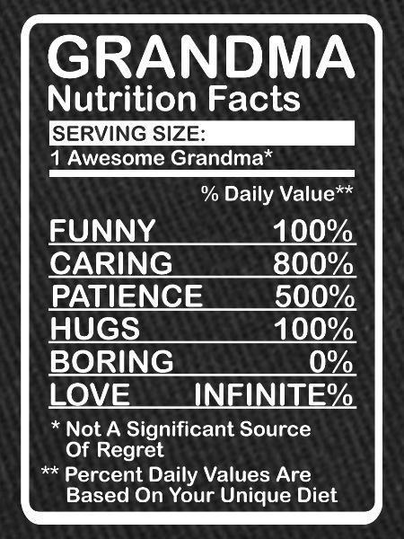 Grandma Nutritional Values