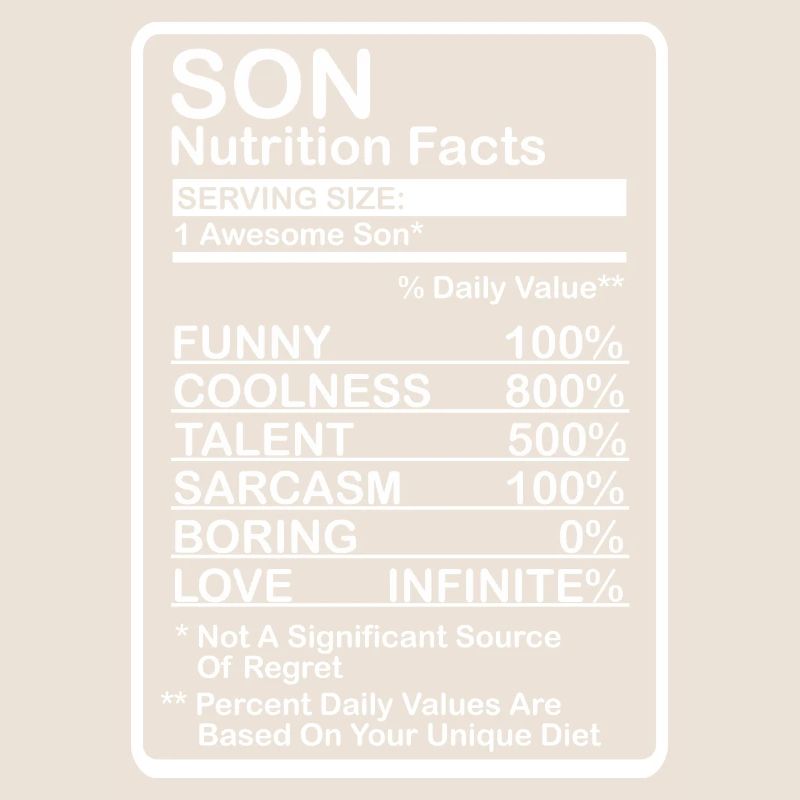 Son Nutritional Values