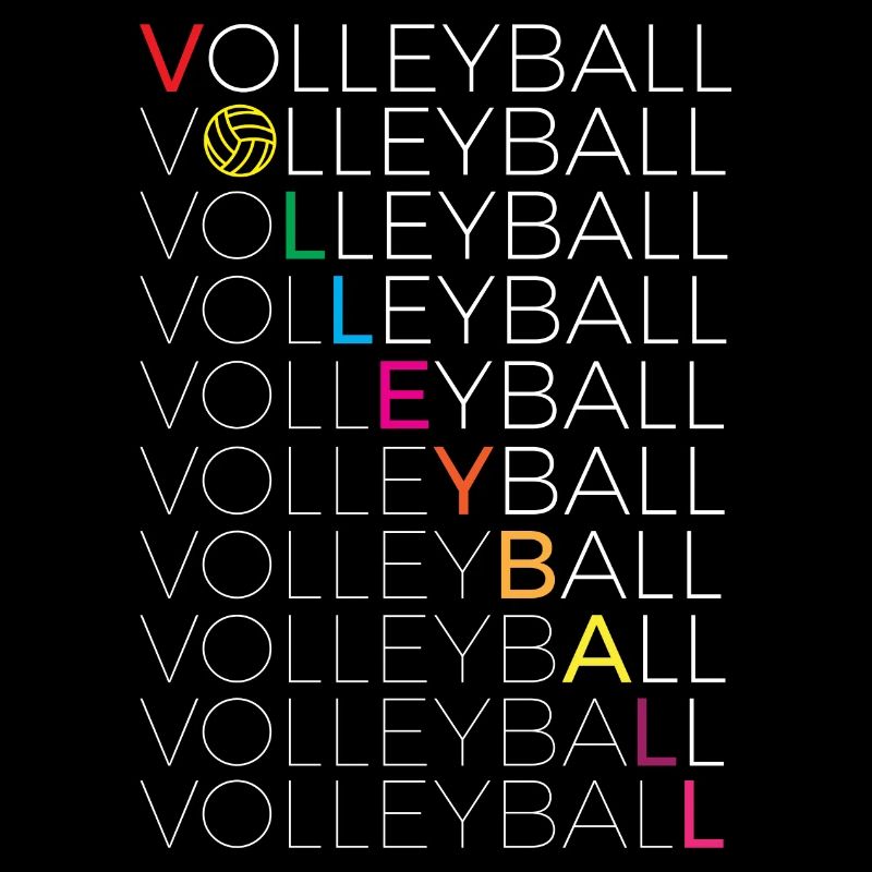 conception de texte de volleyball pour un amateur de volley-ball