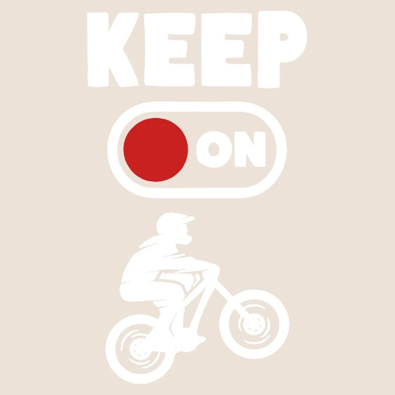 Ebike Keep on Biking Biker Bicycle E-Bike