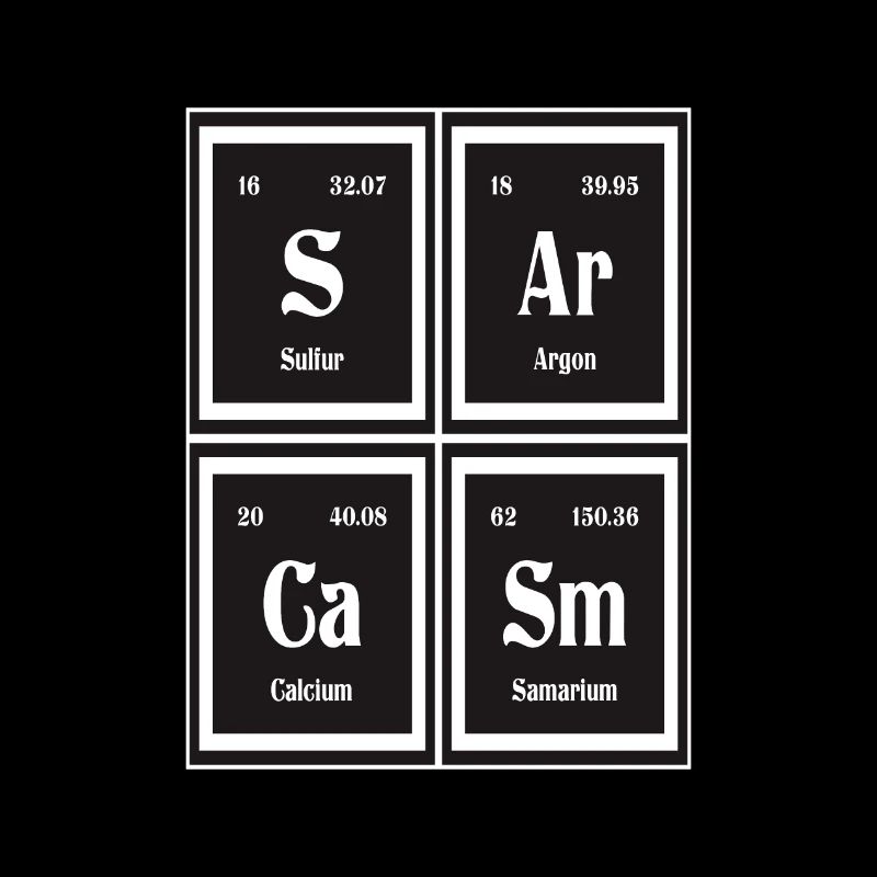 Sarcasme | Tableau périodique des éléments