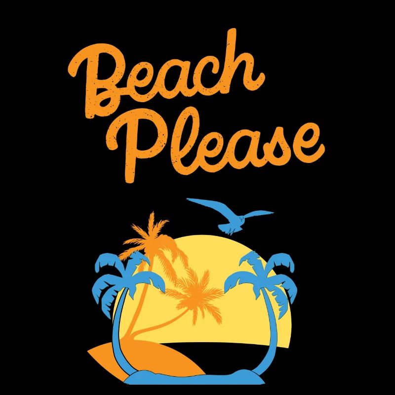 Beach Please - Chemise Palm Sunset