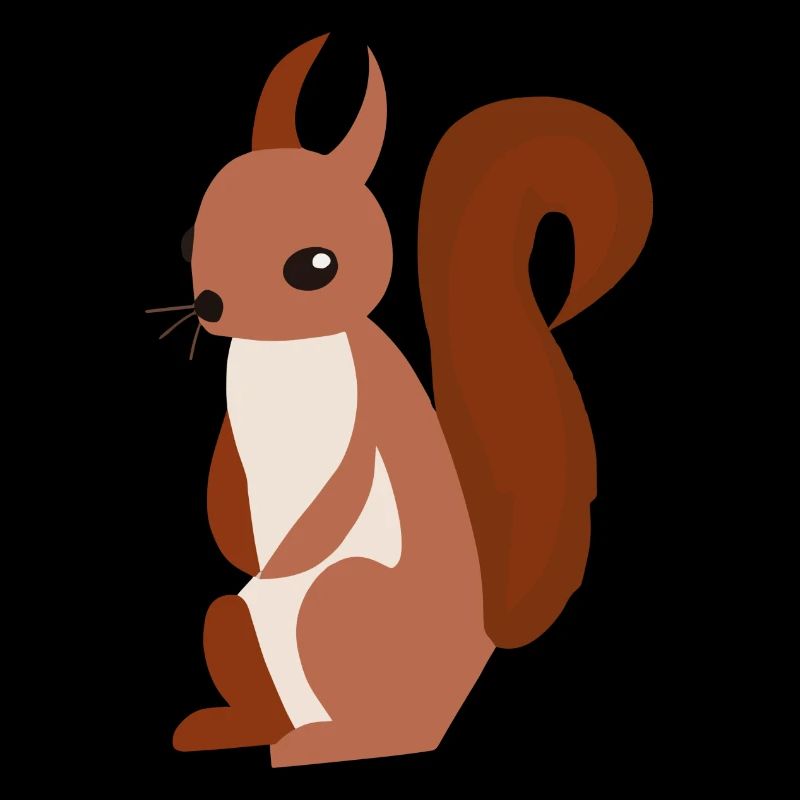 Idée cadeau d’illustration d’écureuil