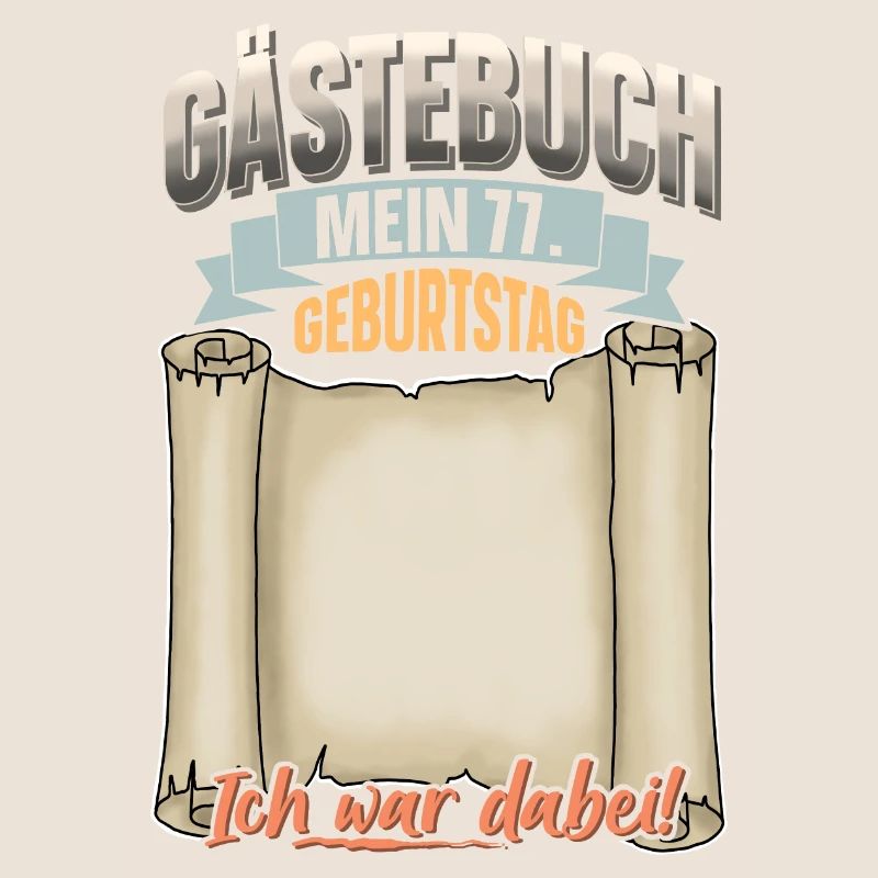 77. Geburtstag Gästebuch