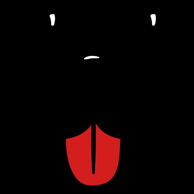 Visage de chien visage mignon