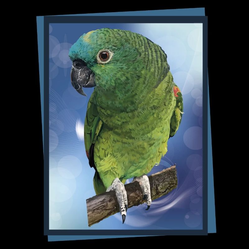 The blue-fronted amazon