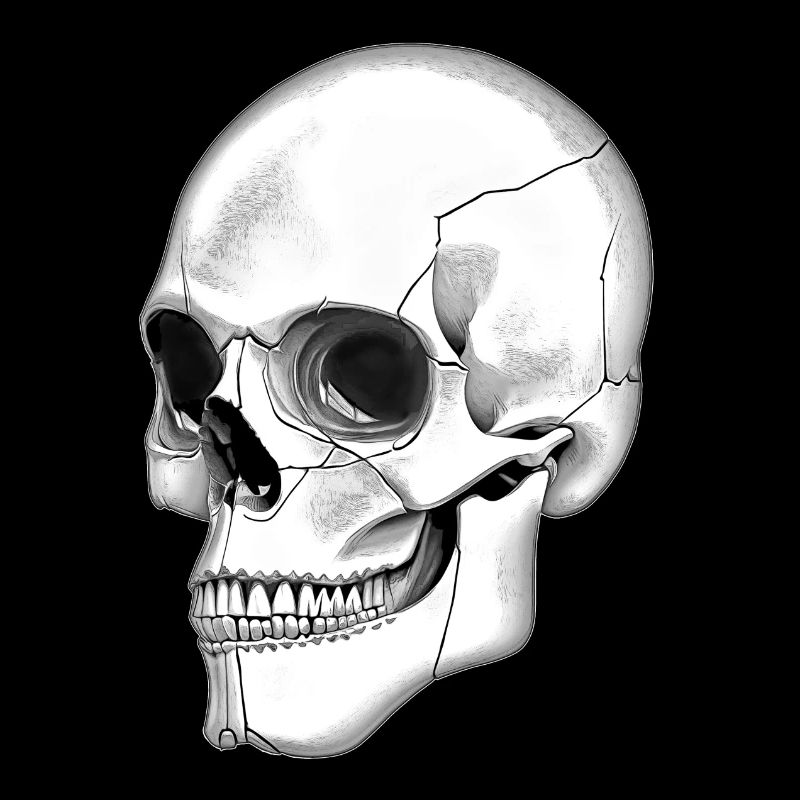 Skull Skull Side Graphic