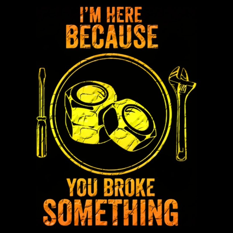 I am Here Because You Broke Something Handwerker