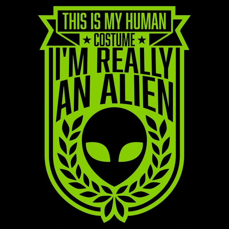 human costume alien quote