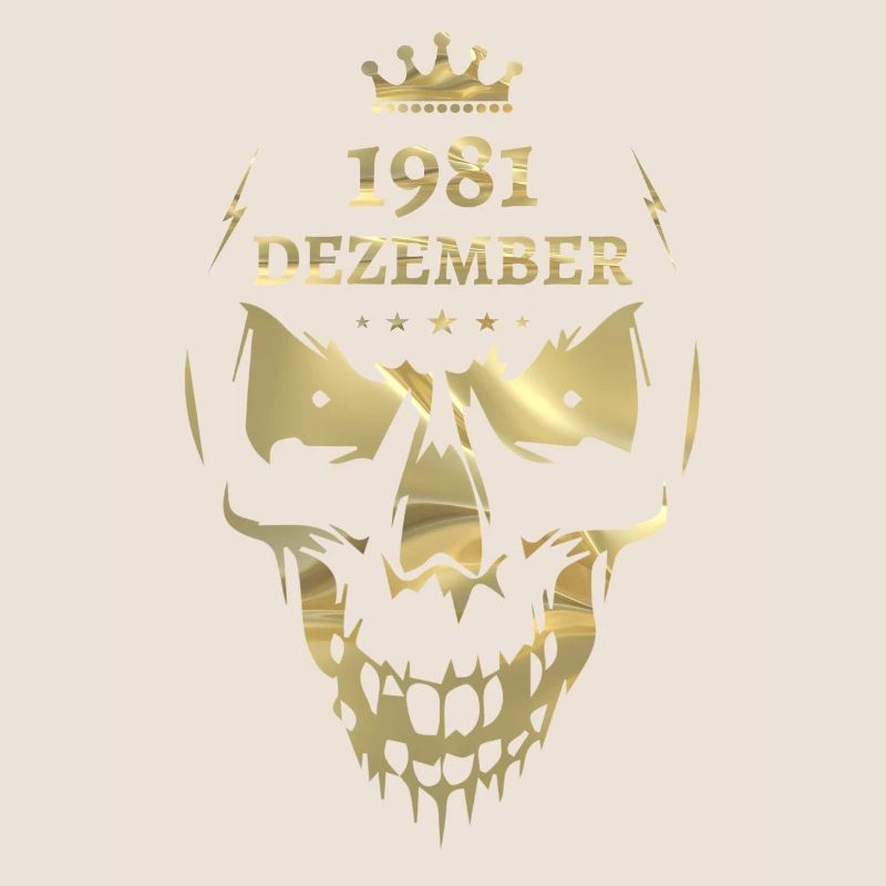 December 1981 Skull Gold
