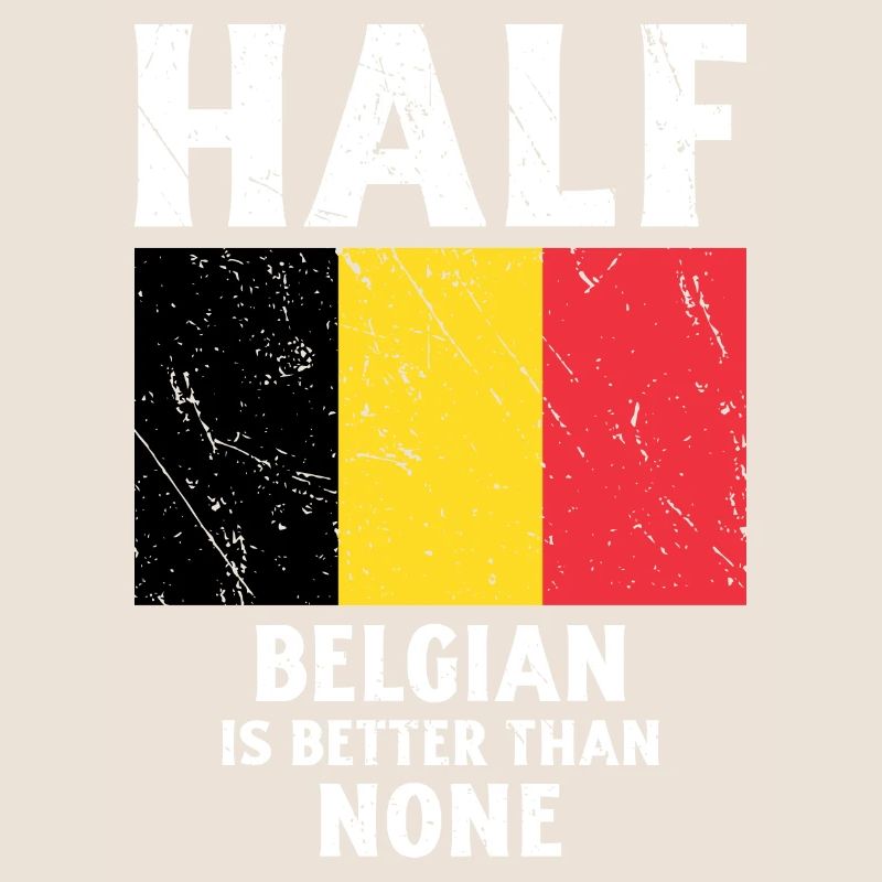 Half the Belgian is better than no national fla