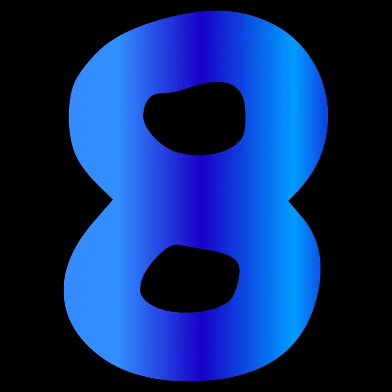 8 ans anniversaire bleu
