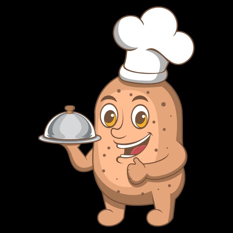 Potatoe Hobby Chef Ironic Vegetable Cooking