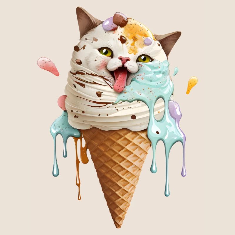 Eiscreme Katze