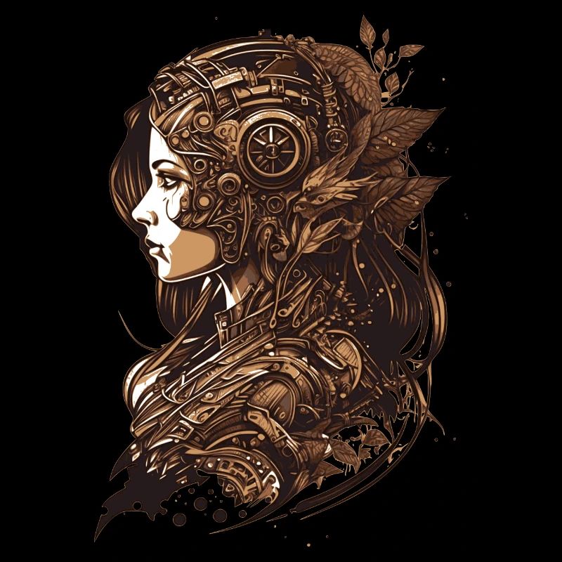 Le steampunk rencontre une beauté à couper le souffle