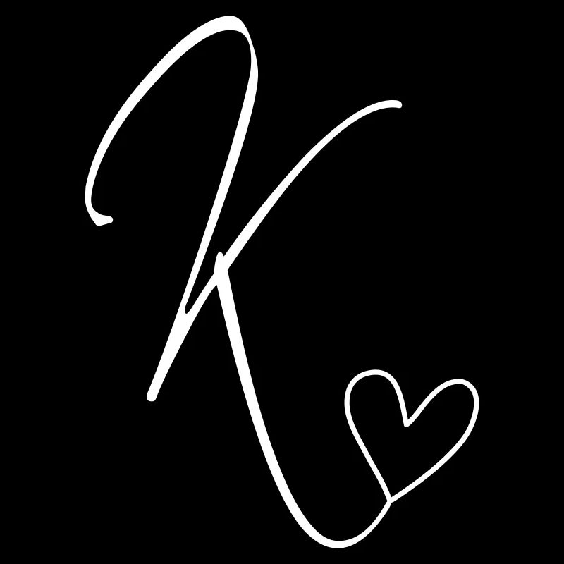 Letter K Letter-K Calligraphy