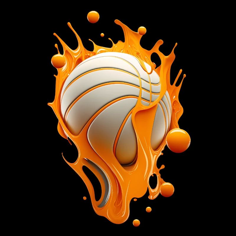 Melting Basketball