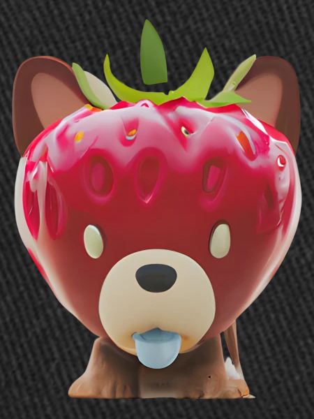 Chien fraise