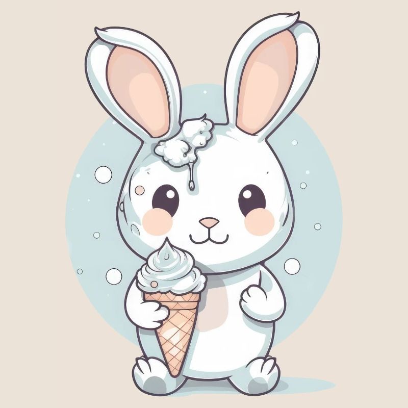 Summer indulgence: Rabbit with ice cream