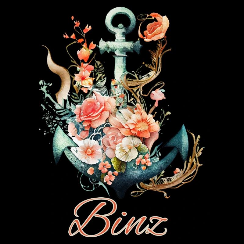Binz anchor with flowers