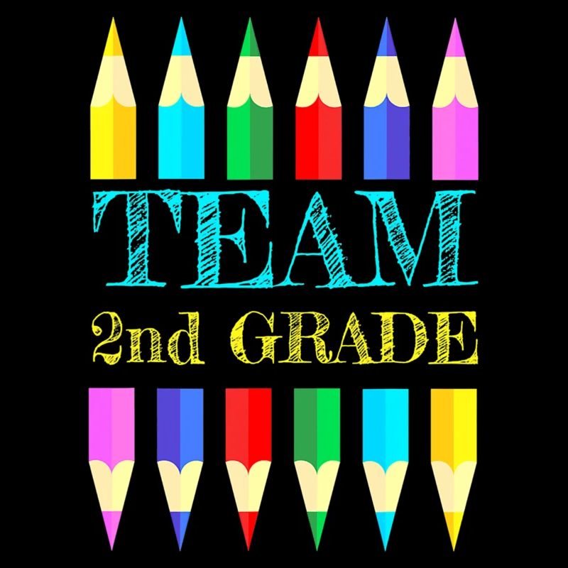 Team 2nd Second Grade Squad Teacher Back To School