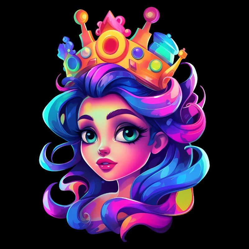 Princesse aux yeux brillants