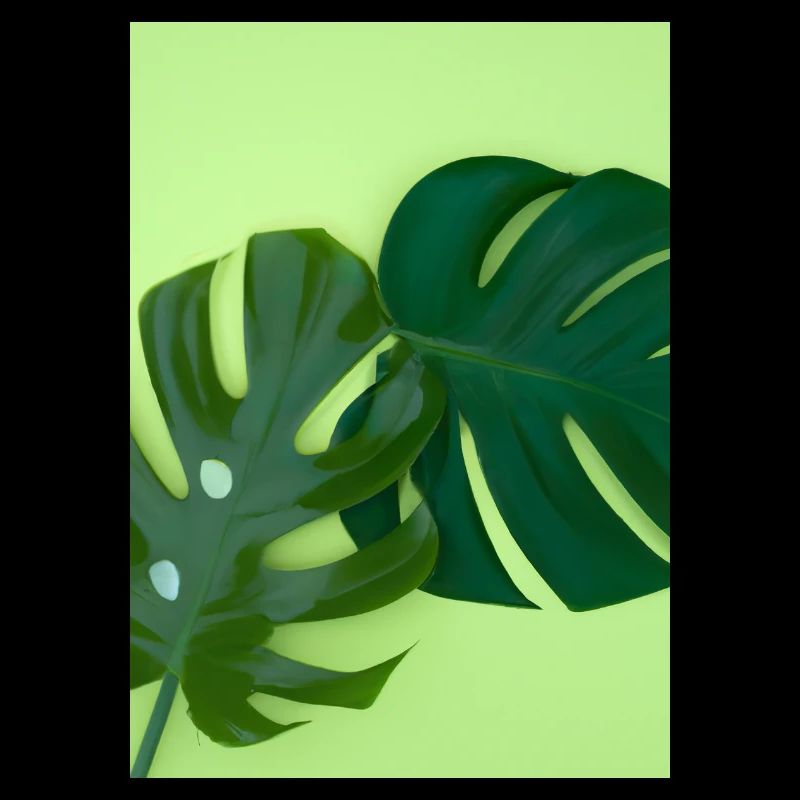 Monstera-Blätter