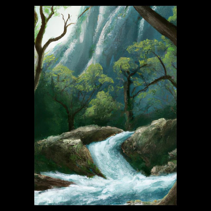 Forest River Wasserfall