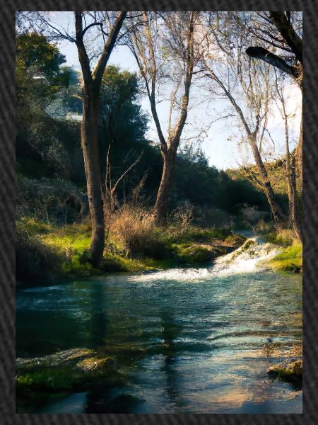 Forest River Wasserfall