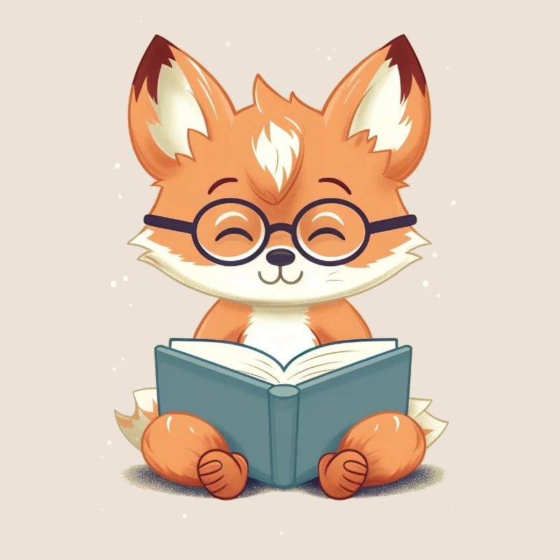 Renard de lecture