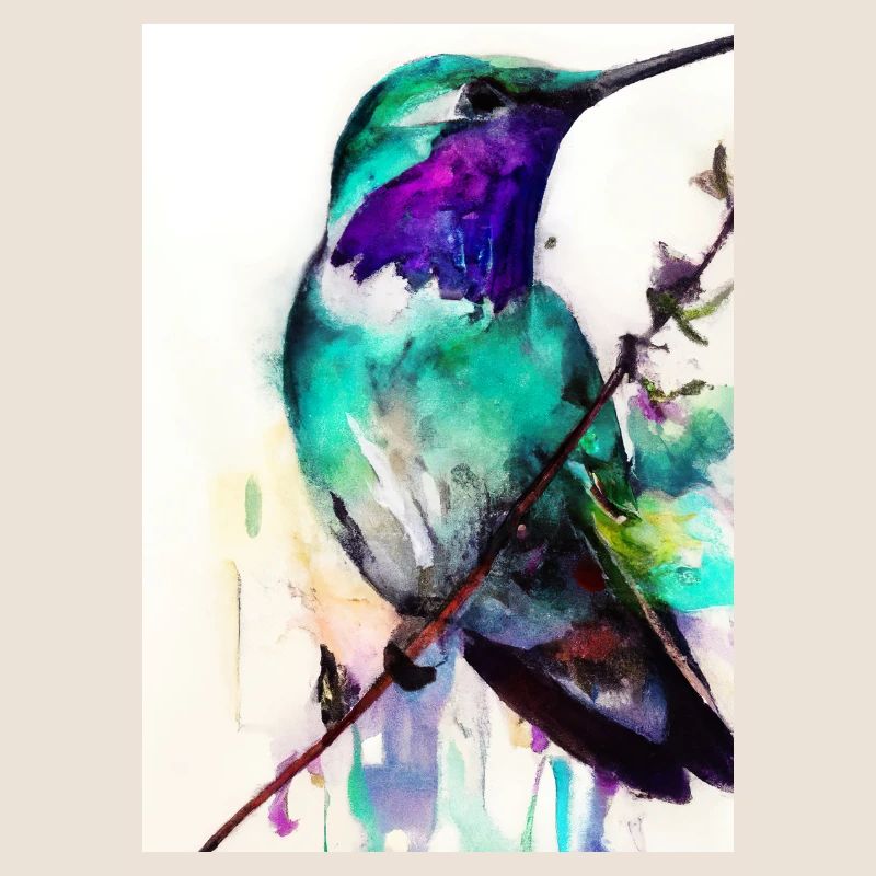 Bunter Vogel