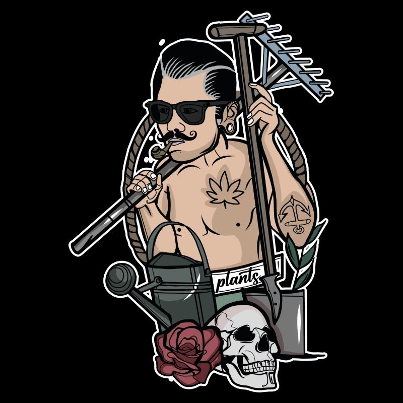 Jardinier // Oldschool // Illustration