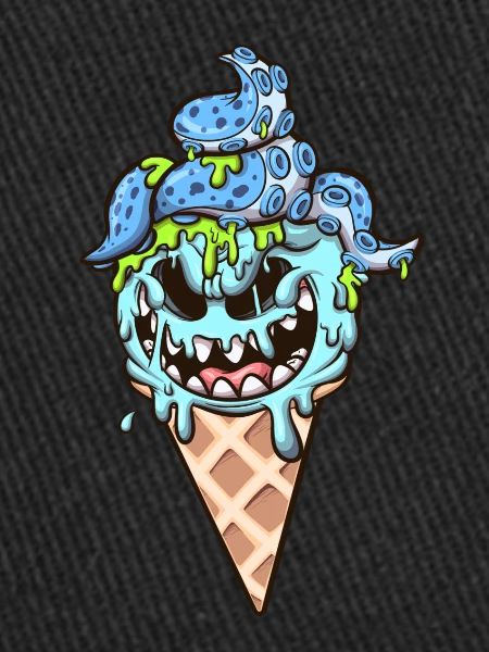 Eiswaffel-Monster
