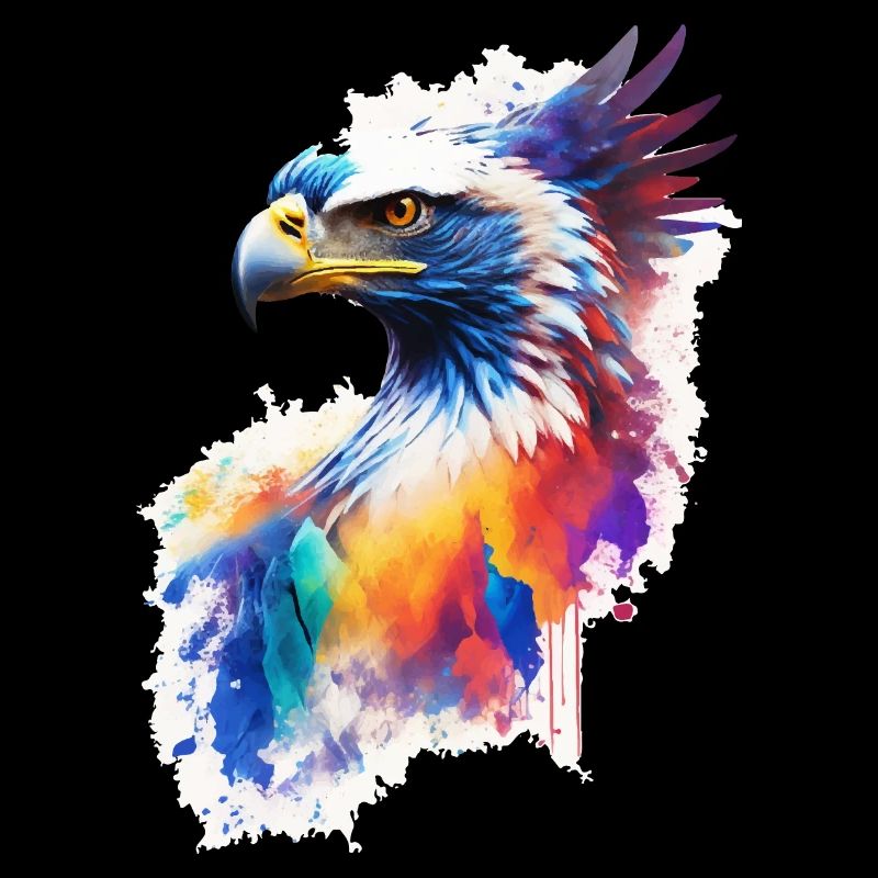 Adler Wasserfarbe
