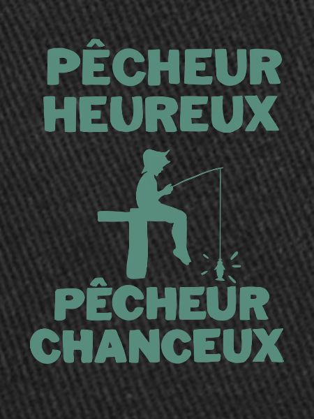 Pêcheur heureux pêcheur chanceux