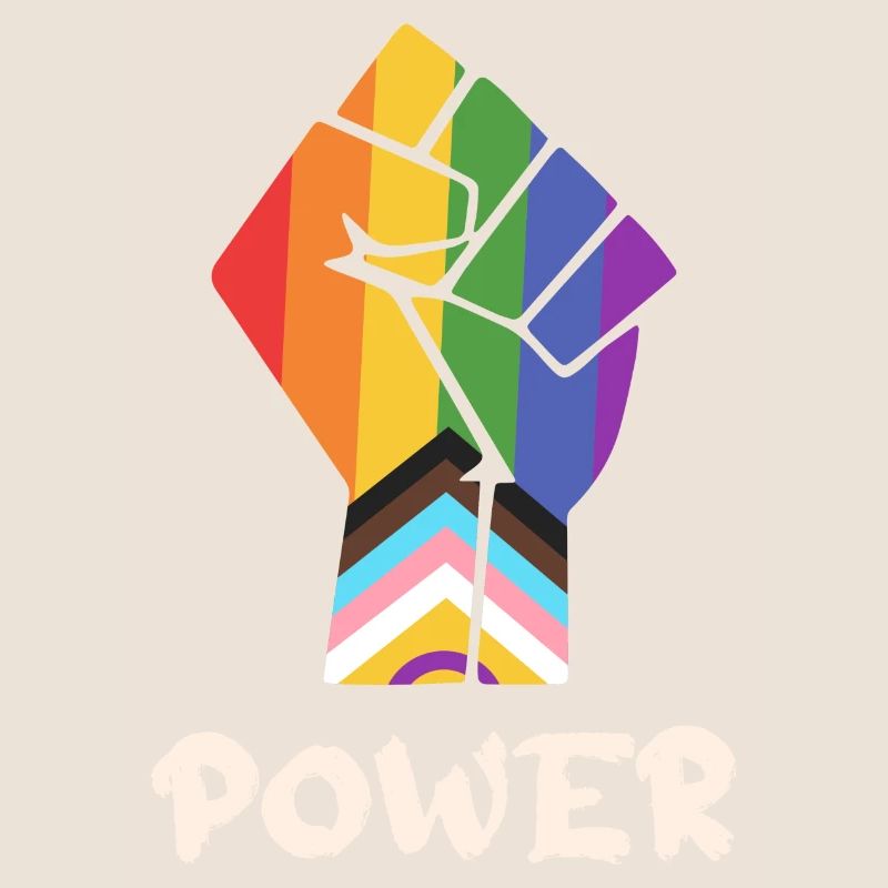 Pride Progress Power Pride Faust für Equality
